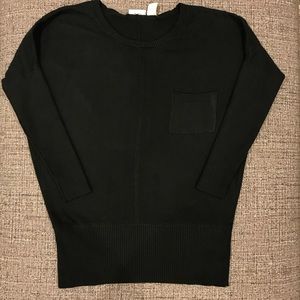 Black pullover sweater